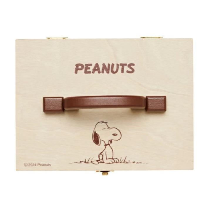 史努比 木製收納箱-細節圖2