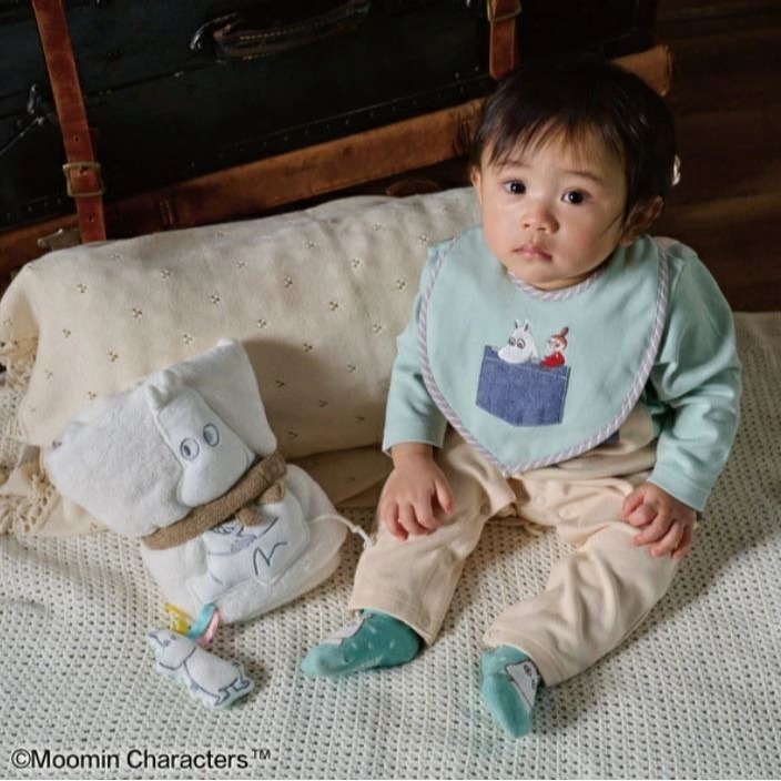 kladskap嚕嚕米 嬰幼兒氣球斗篷、毛毯、圍兜兜-細節圖9