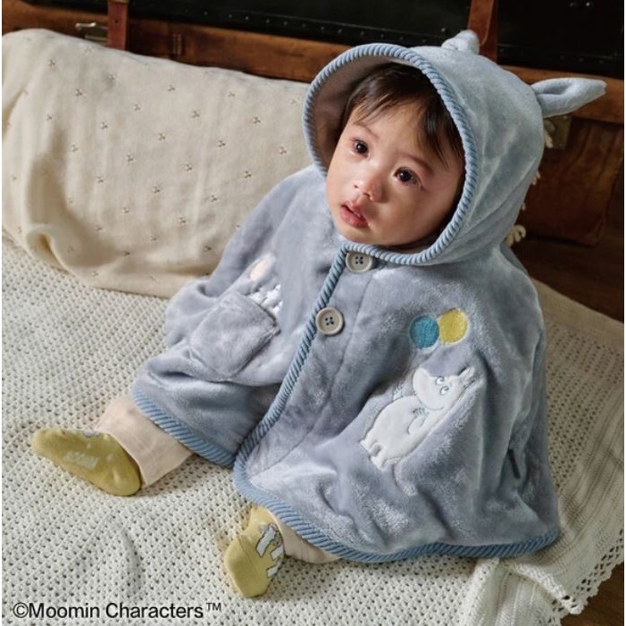 kladskap嚕嚕米 嬰幼兒氣球斗篷、毛毯、圍兜兜-細節圖10