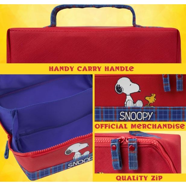 史努比 粉紅盥洗包(2款)-細節圖7