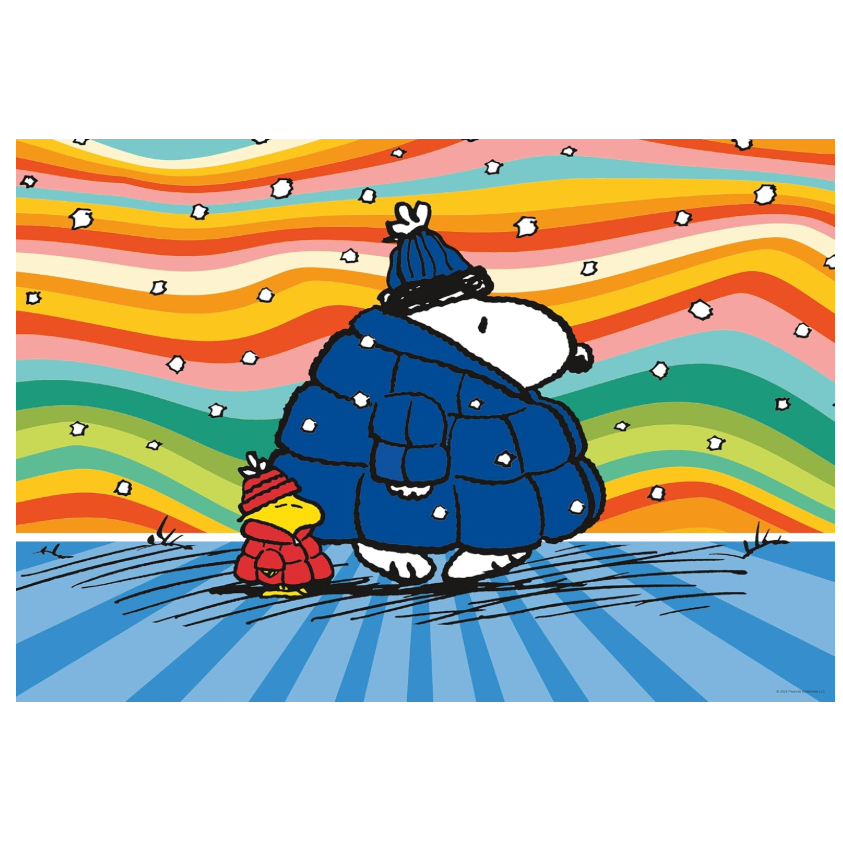 Ceaco史努比 羽絨外套500片拼圖(多款)-細節圖3