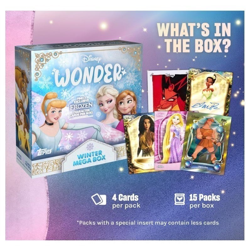 《美國版》2025 Topps Disney Wonder 角色卡牌盲卡包(共2款)-細節圖7