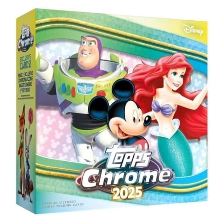 《美國版》2025 Topps chrome 角色卡牌盲卡包(共2款)-規格圖5