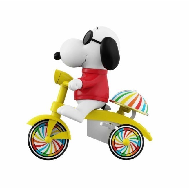Super7 Peanuts JOE COOL/查理布朗發條三輪車公仔-細節圖2