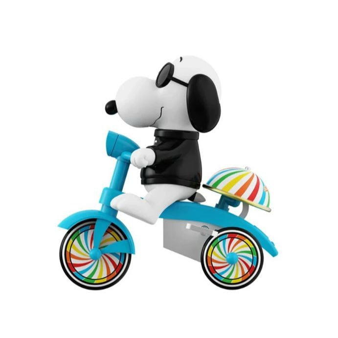 Super7 Peanuts JOE COOL/查理布朗發條三輪車公仔-細節圖5