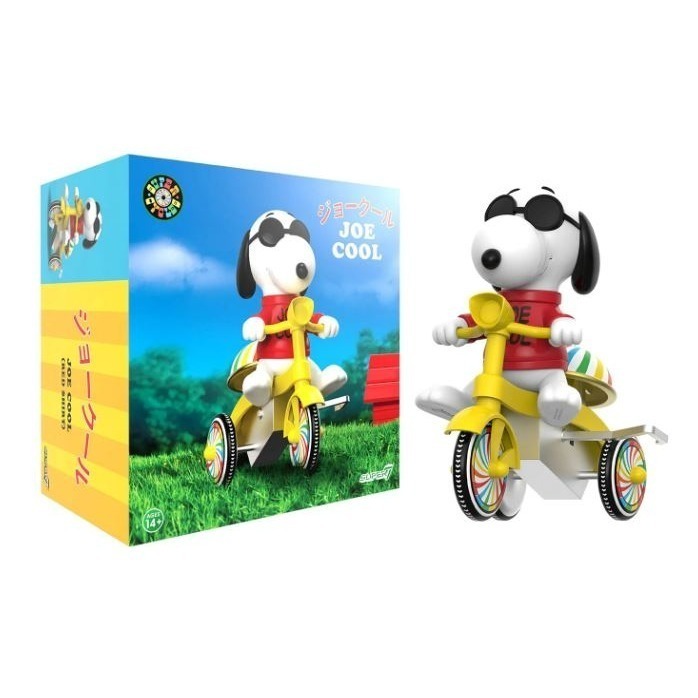 Super7 Peanuts JOE COOL/查理布朗發條三輪車公仔(多款)-細節圖5