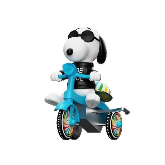Super7 Peanuts JOE COOL/查理布朗發條三輪車公仔(多款)-規格圖11