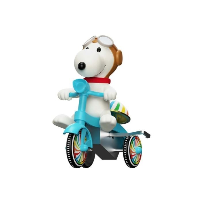 Super7 Peanuts JOE COOL/查理布朗發條三輪車公仔(多款)-規格圖11