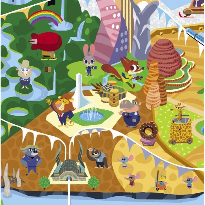 Zootopia動物方程式 短毛地墊/地毯-細節圖8