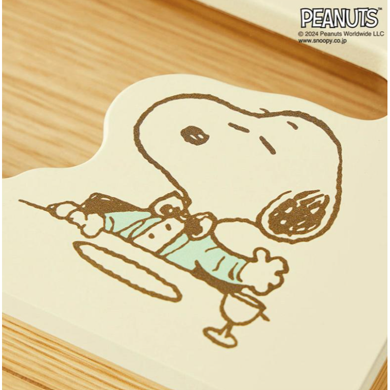 史努比 餐具收納盒 上掀+抽屜式(日製)-細節圖5