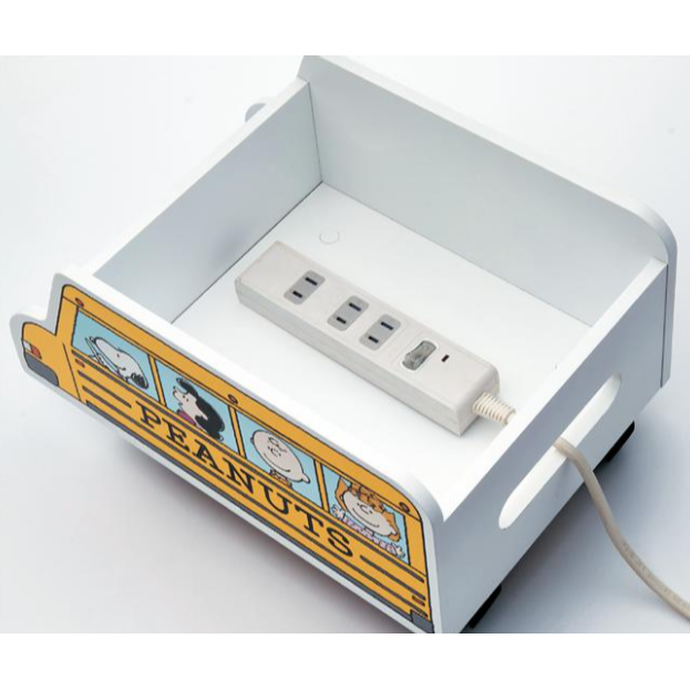 史努比 電線收納盒附輪(日製)-細節圖3