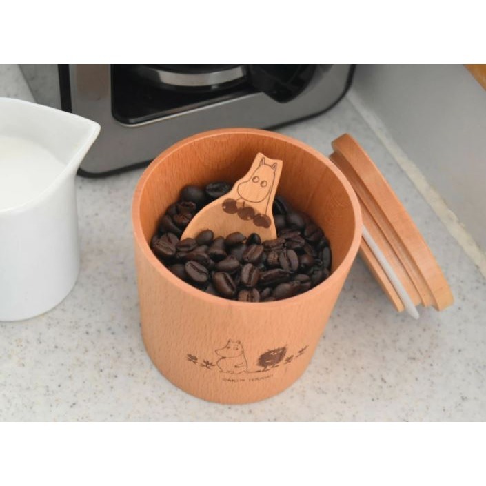 嚕嚕米 木製密封儲物罐(150/250ML)-細節圖2