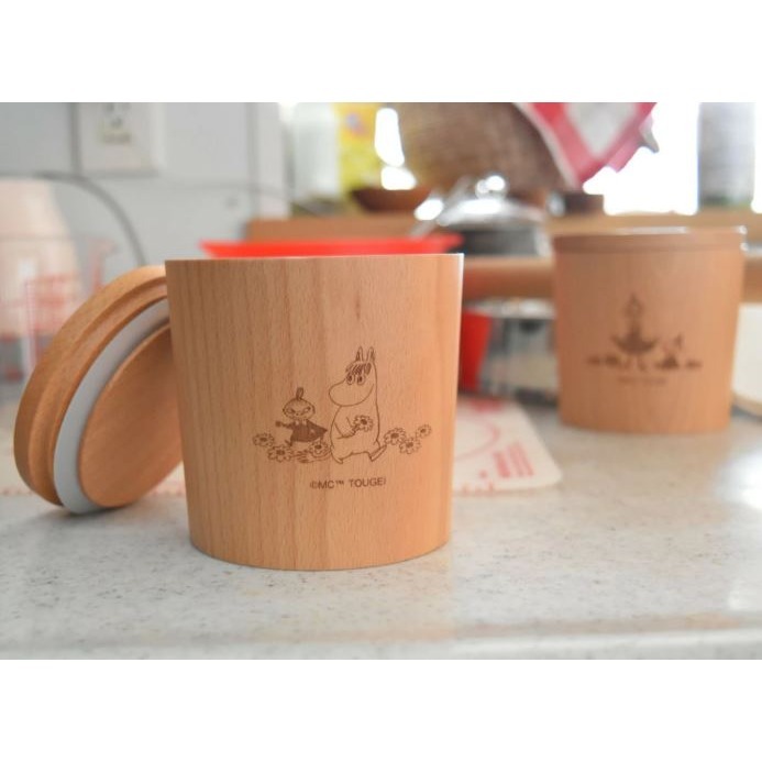 嚕嚕米 木製密封儲物罐(150/250ML)-細節圖7