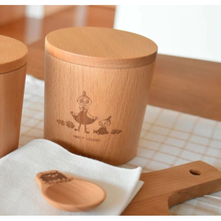 嚕嚕米 木製密封儲物罐(150/250ML)-細節圖9