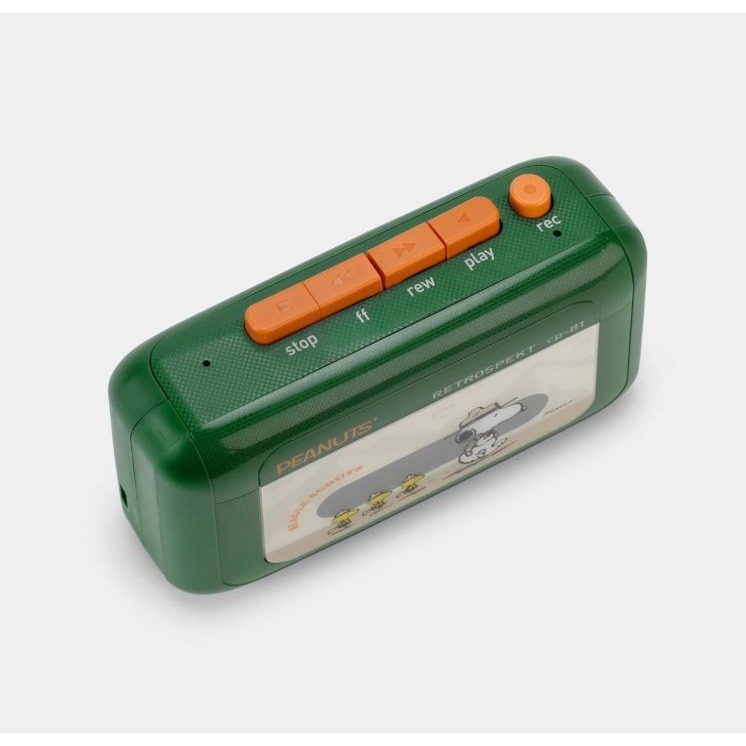 Peanuts Beagle Scouts 隨身卡帶播放器-細節圖3