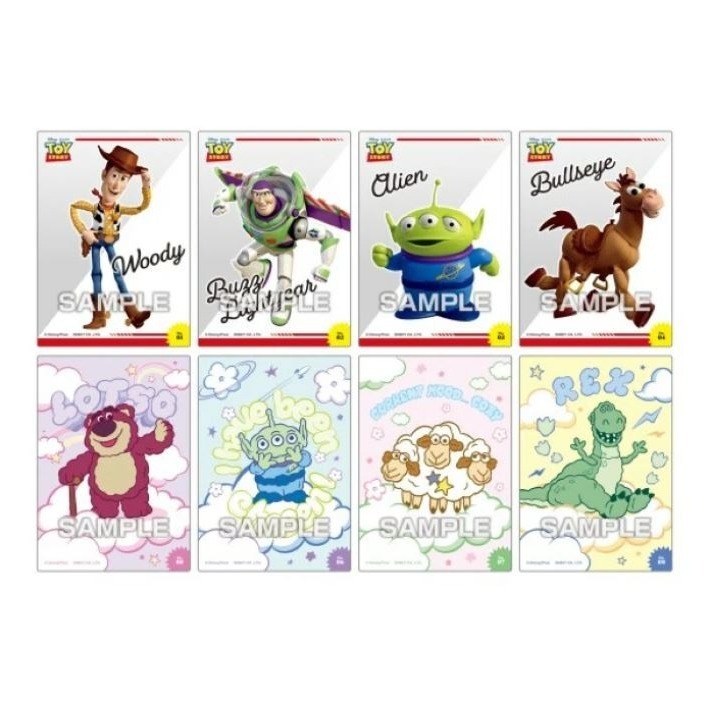 玩具總動員 透明收藏卡 16入/盒(食玩)-細節圖2