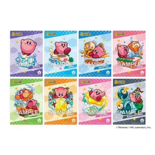 星之卡比 透明收藏卡 16入/盒(食玩)-細節圖2