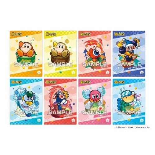 星之卡比 透明收藏卡 16入/盒(食玩)-細節圖4