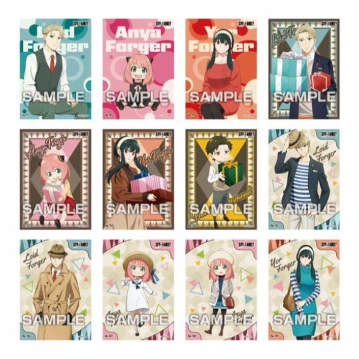 SPY×FAMILY間諜家家酒 透明收藏卡 16入/盒(食玩)-細節圖2