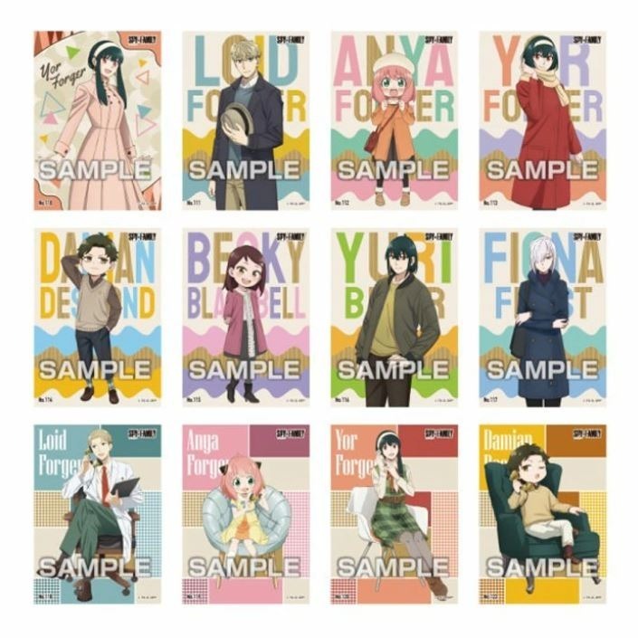 SPY×FAMILY間諜家家酒 透明收藏卡 16入/盒(食玩)-細節圖3
