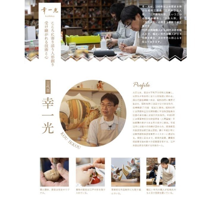 國寶大師幸一光 哆啦A夢/哆啦美江戶木目込人形 (日本傳統工藝/限量收藏/頂級入厝祝賀禮/附專屬玻璃防塵框)-細節圖3