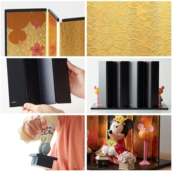 迪士尼 米奇米妮女兒節人形-細節圖3