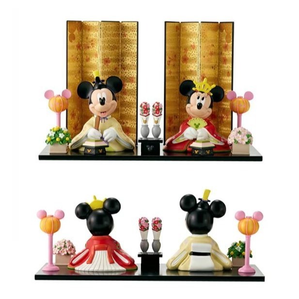 迪士尼 米奇米妮女兒節人形-細節圖6