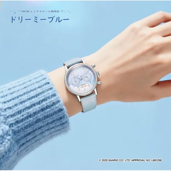 UNDONE大耳狗聯名石英手錶 夢幻藍(13款)-細節圖4