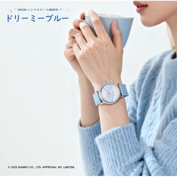 UNDONE大耳狗聯名石英手錶 夢幻藍(13款)-細節圖5