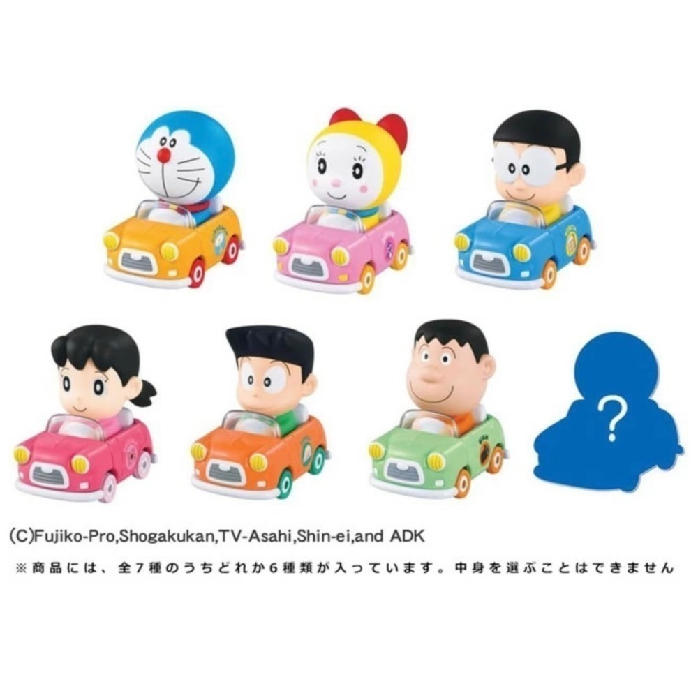 TOMICA TUNES哆啦A夢 合金車盲盒（6入）-細節圖3
