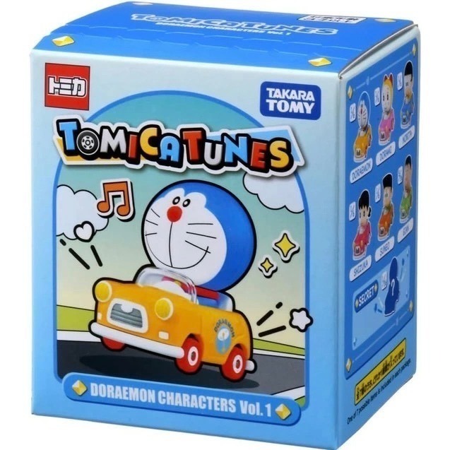 TOMICA TUNES哆啦A夢 合金車盲盒（6入）