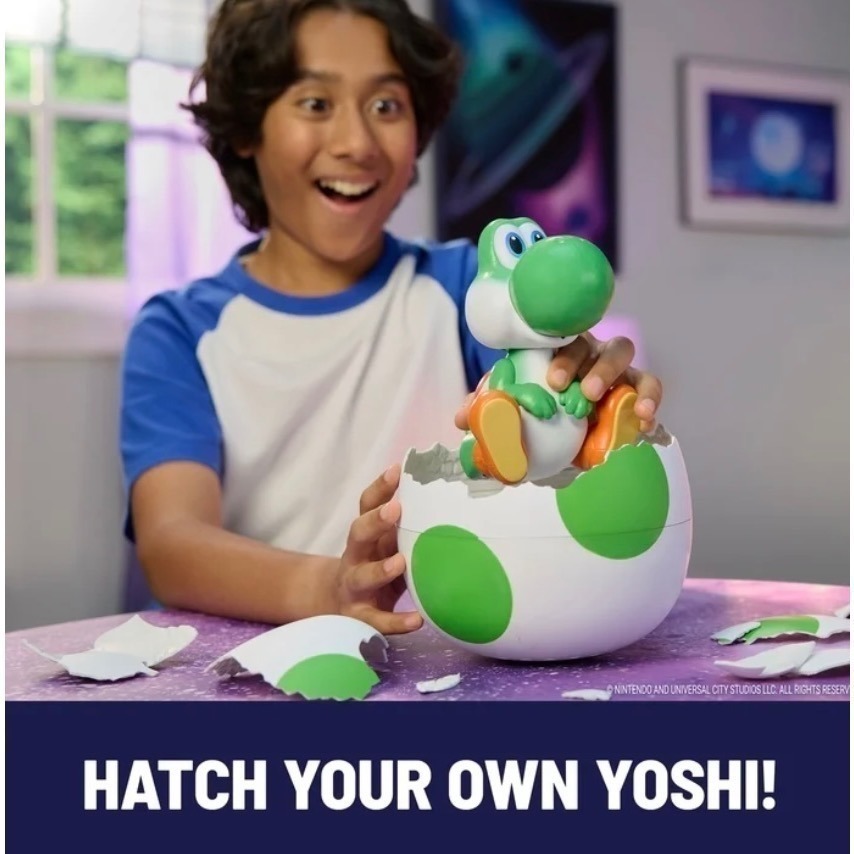 任天堂超級瑪利歐銀河電影 孵化耀西互動玩具蛋(多款)-細節圖2