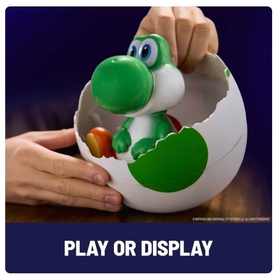 任天堂超級瑪利歐銀河電影 孵化耀西互動玩具蛋(多款)-細節圖5