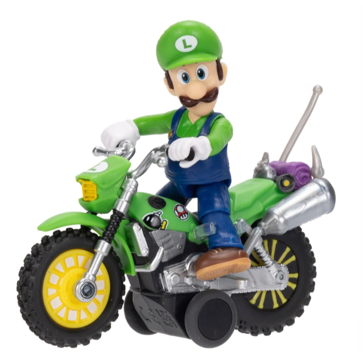 1 個路易吉9個可動關節+ 1 個迴力賽車