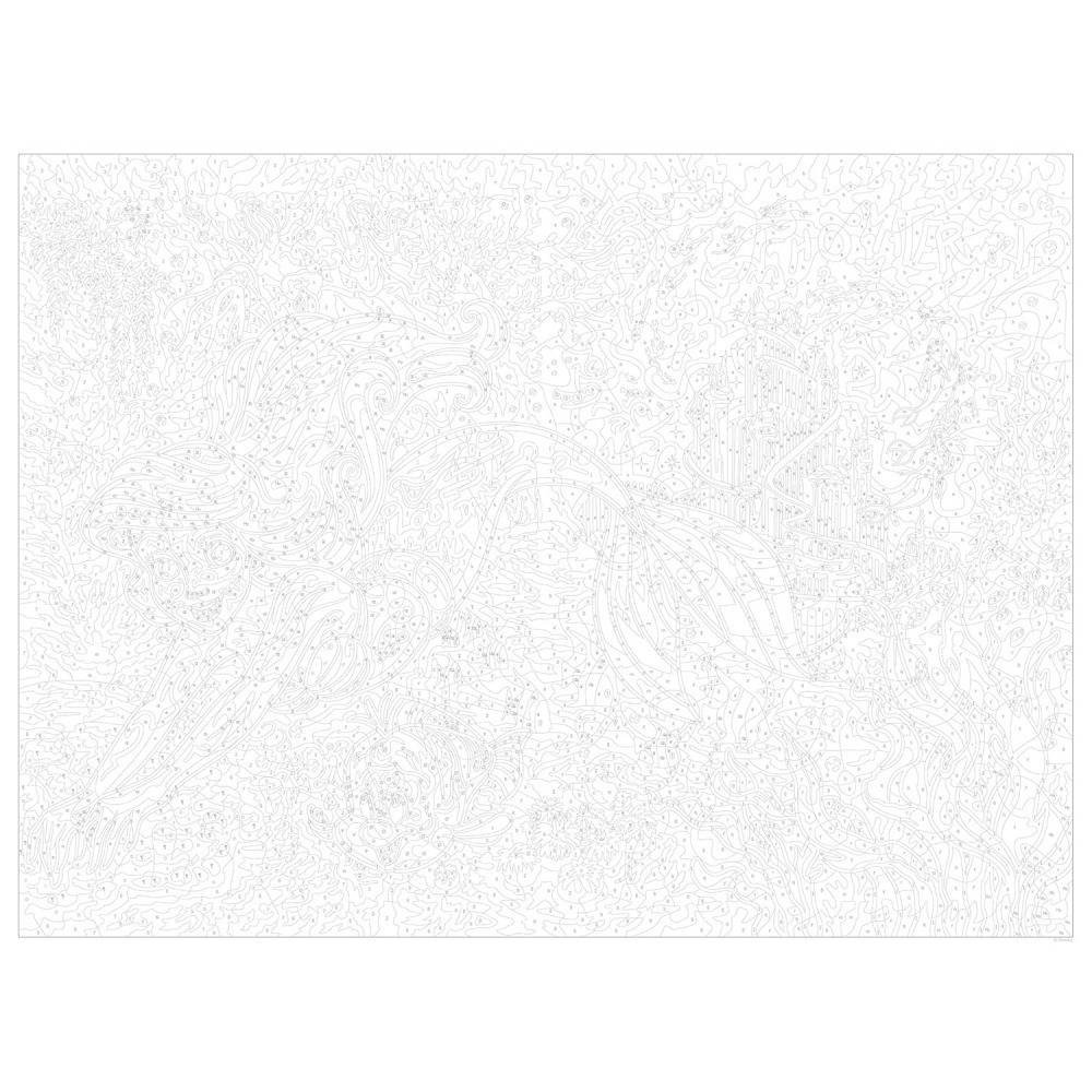 迪士尼 數字著色海報/著色本/數字拼圖貼紙書-細節圖2