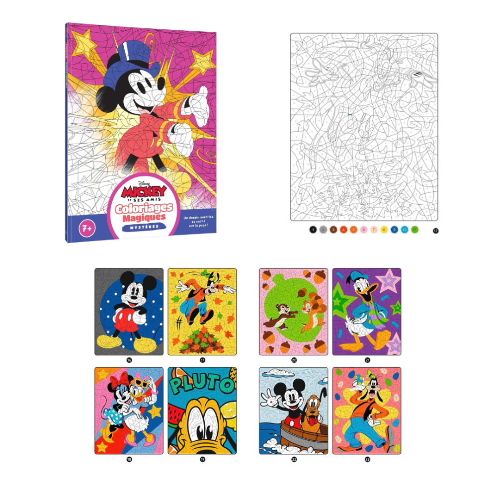 米奇和朋友 數字著色書