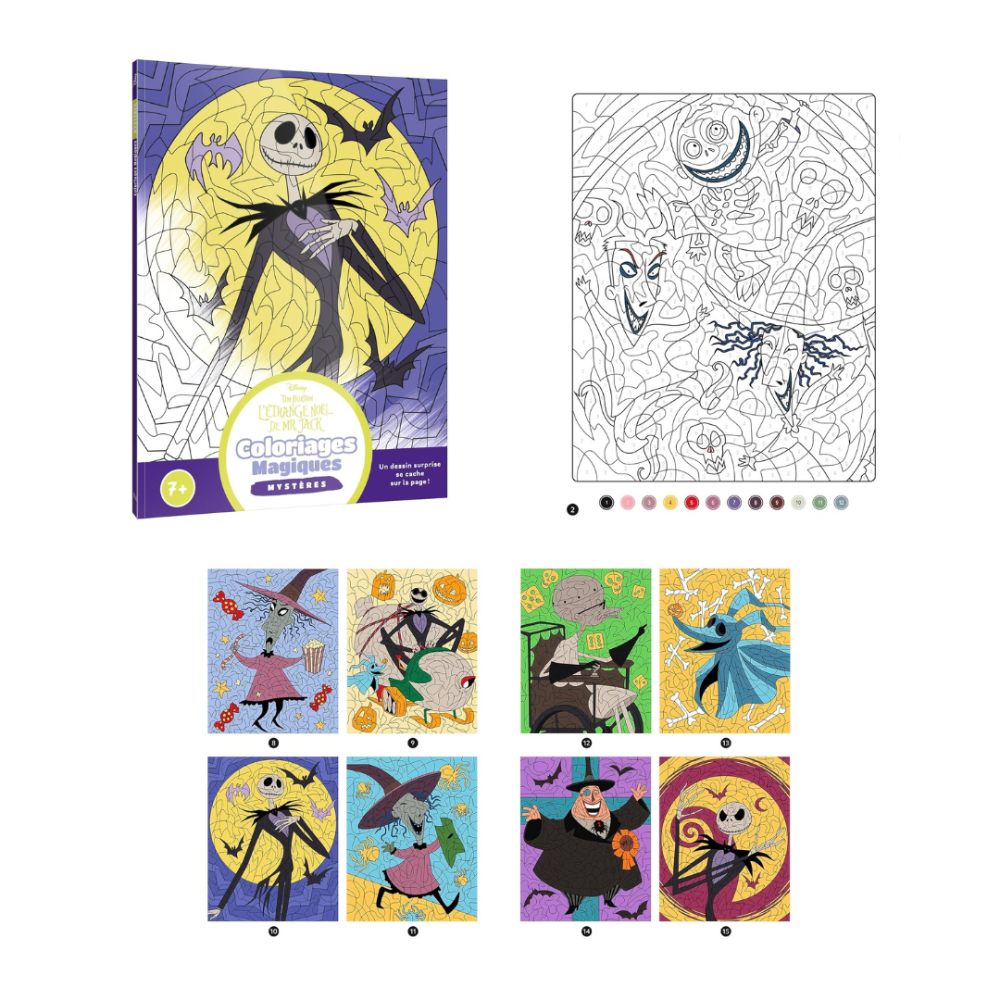 聖誕夜驚魂 數字著色書