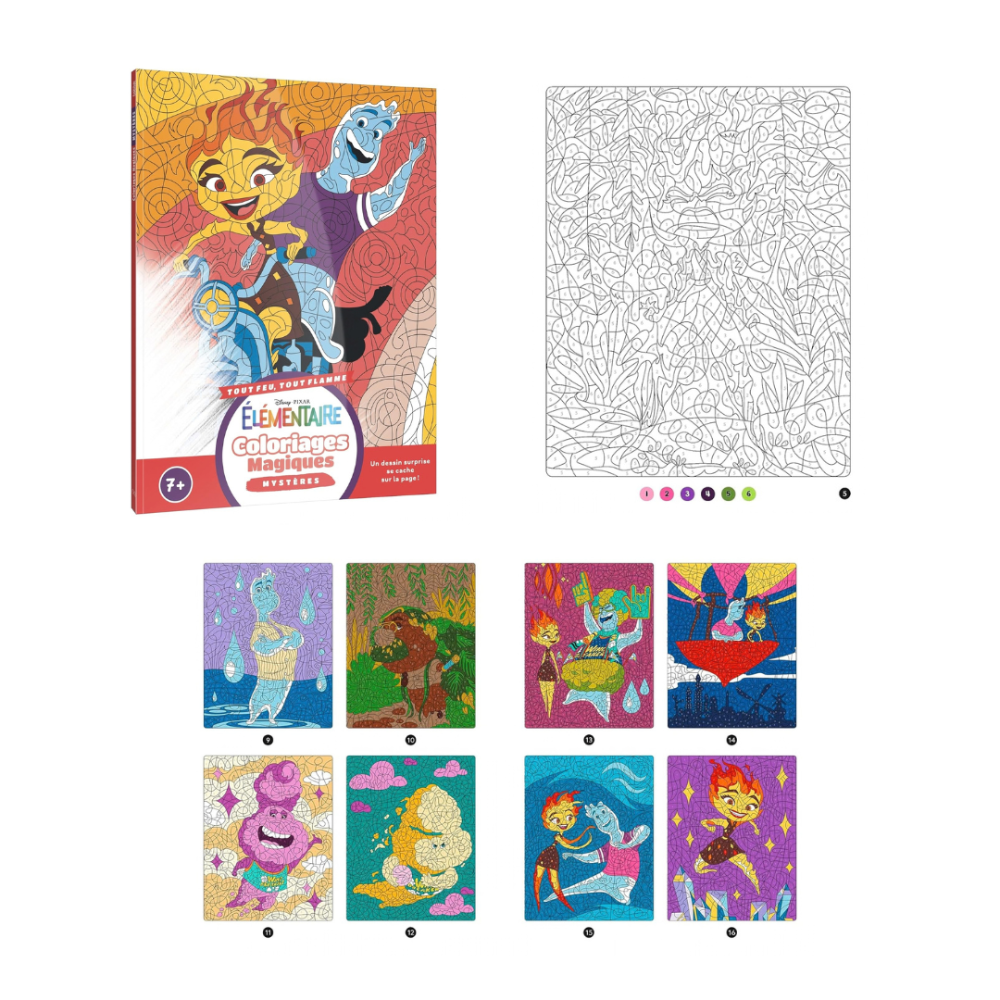 神秘故事 數字著色書