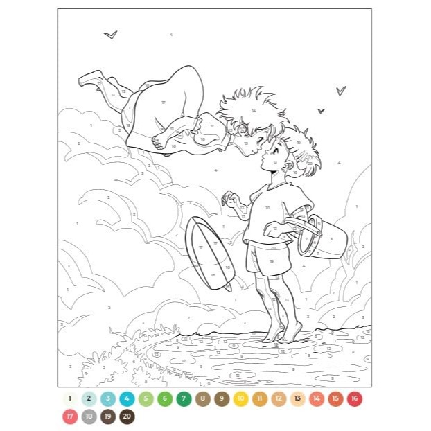 宮崎駿吉卜力著色本(多款)-細節圖6