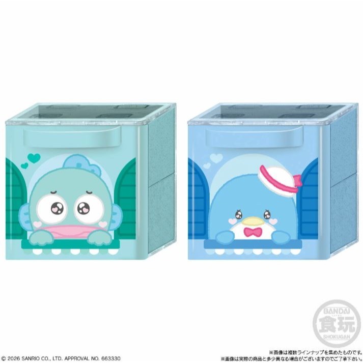 三麗鷗角色 方塊收納盒12入盒裝（食玩）-細節圖8