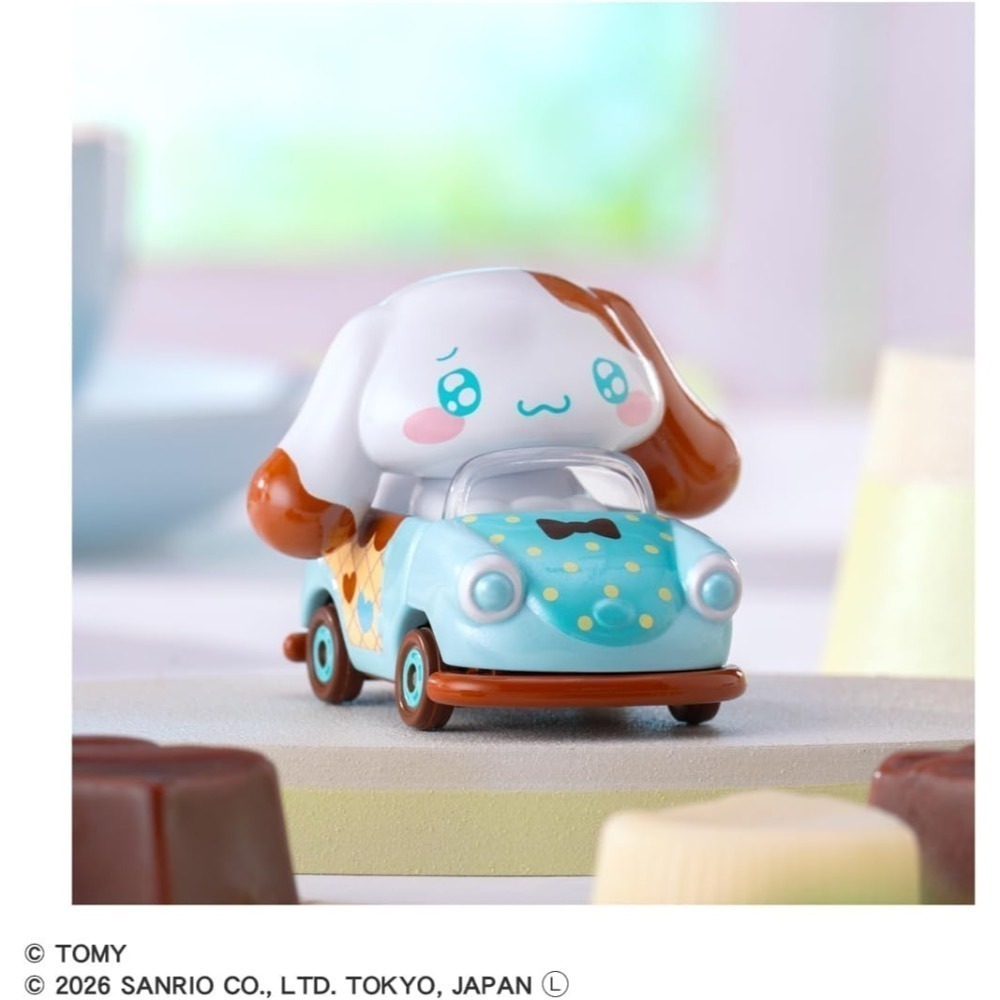TOMICA三麗鷗 巧克力風和金車盲盒6入/組-細節圖3