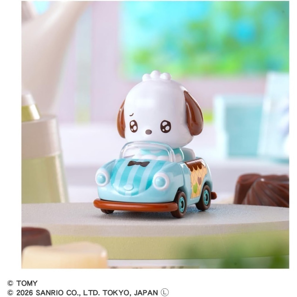 TOMICA三麗鷗 巧克力風和金車盲盒6入/組-細節圖4