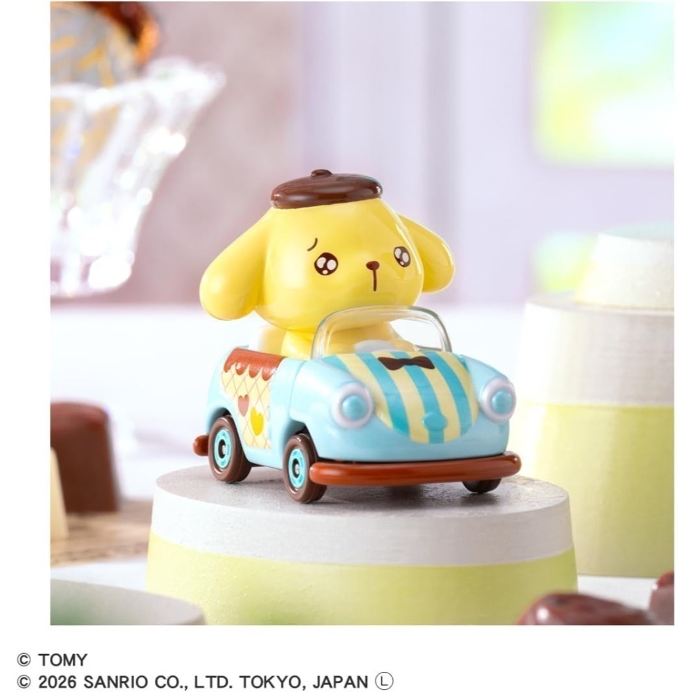 TOMICA三麗鷗 巧克力風和金車盲盒6入/組-細節圖6