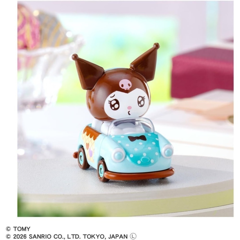 TOMICA三麗鷗 巧克力風和金車盲盒6入/組-細節圖8