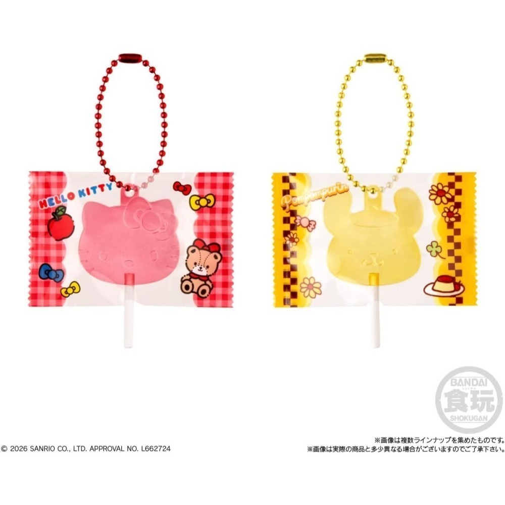 【6、7月限定】三麗鷗 糖果造型吊飾盲盒12入(食玩)-細節圖6