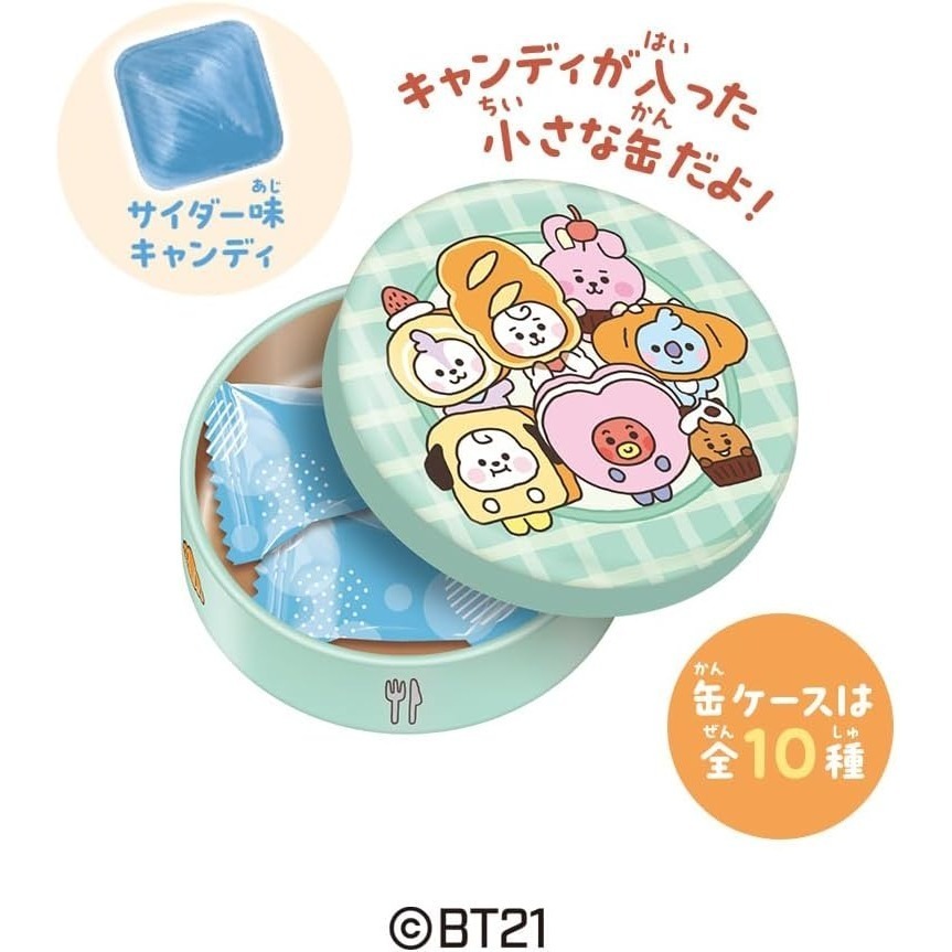 BT21 吊飾、圓形收納盒、貼紙盲盒(食玩)-細節圖3