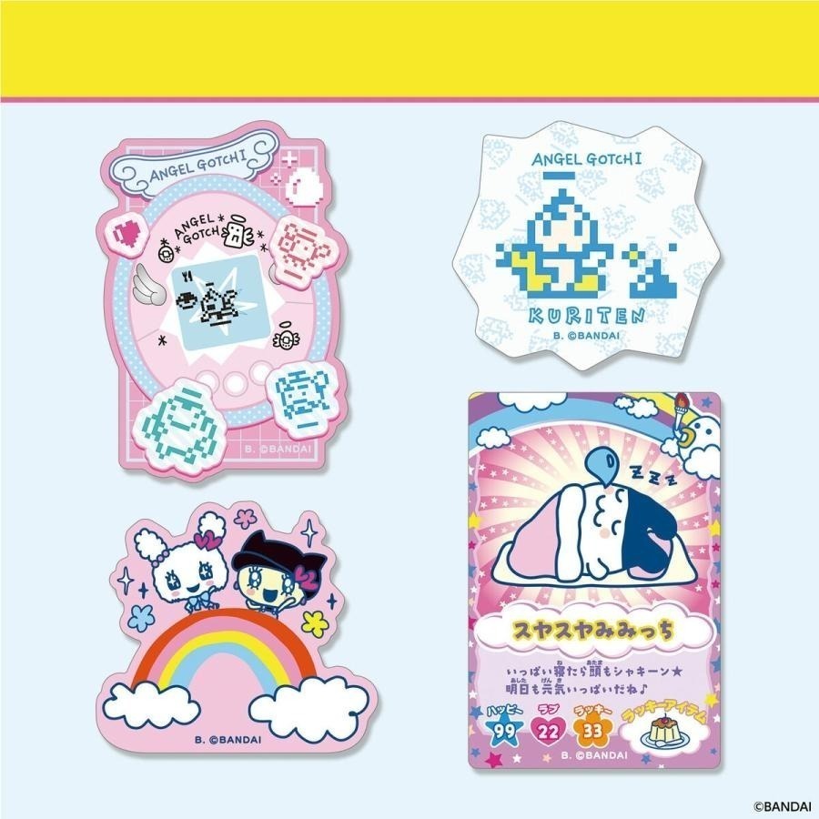 塔麻可吉Tamagotchi 異型貼紙盲盒 20包/盒(共2款)-細節圖5