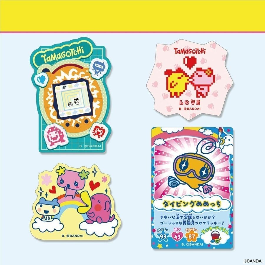塔麻可吉Tamagotchi 異型貼紙盲盒 20包/盒(共2款)-細節圖6