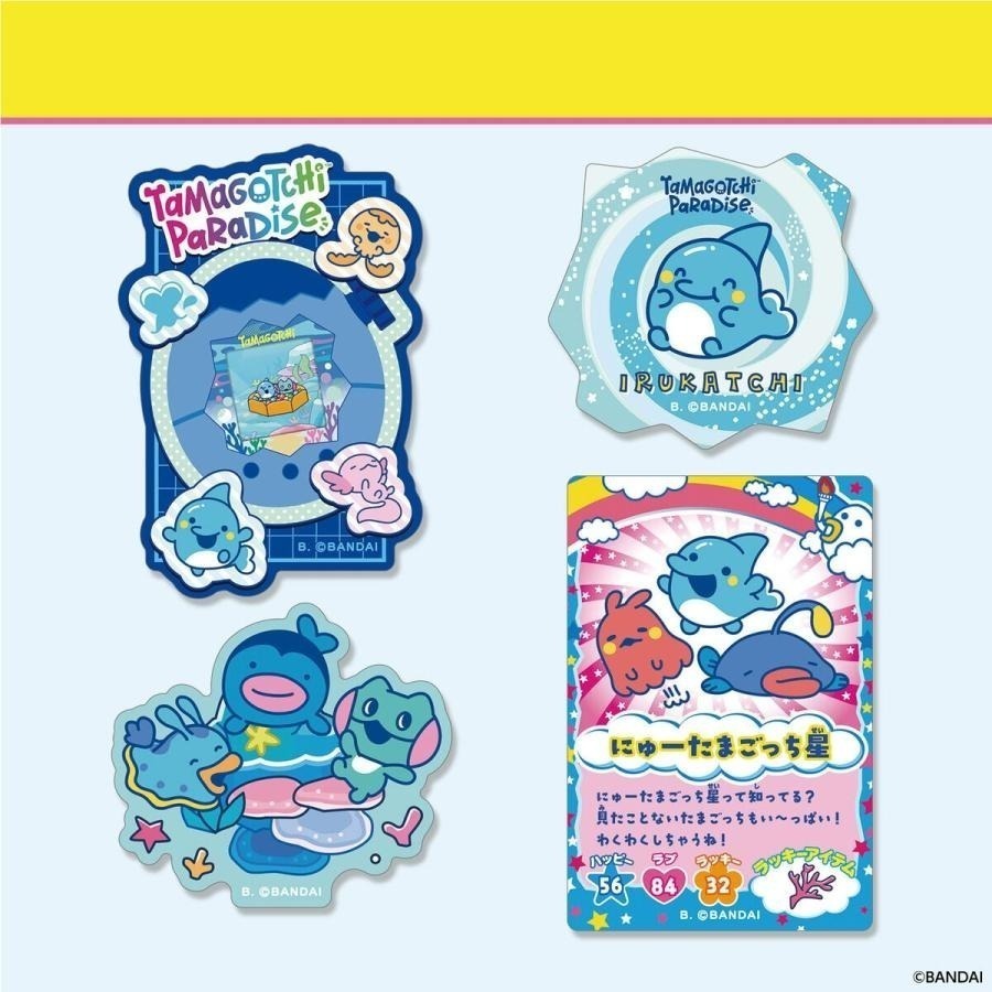 塔麻可吉Tamagotchi 異型貼紙盲盒 20包/盒(共2款)-細節圖9