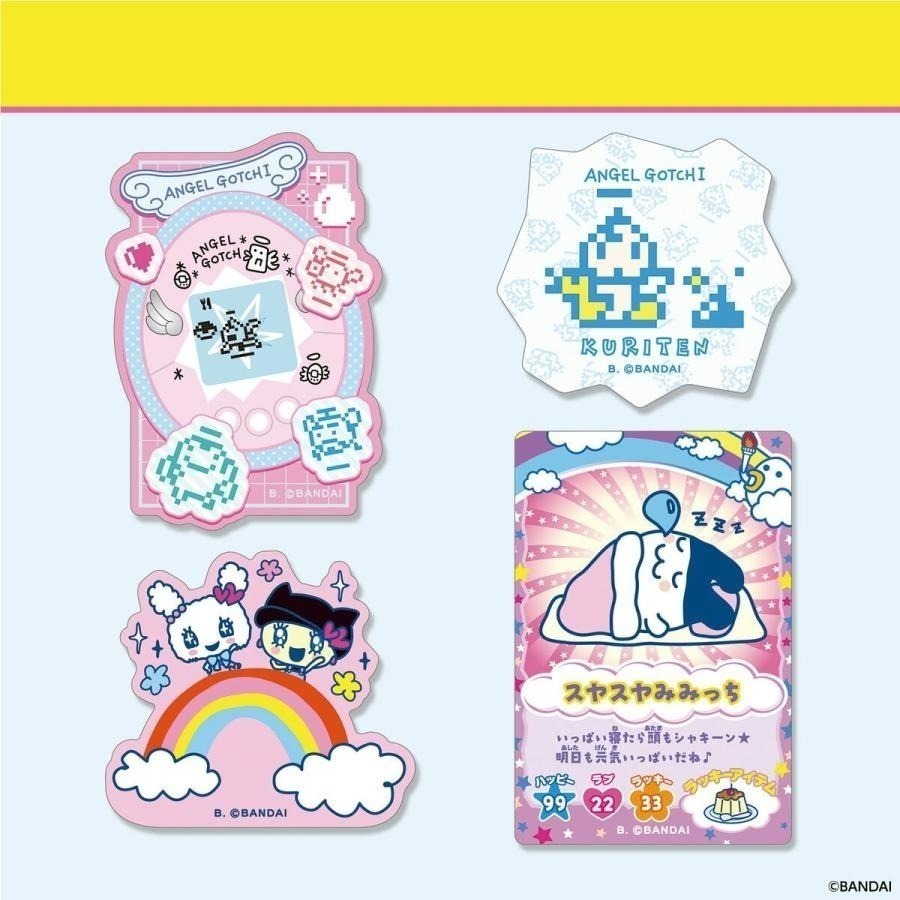 塔麻可吉Tamagotchi 異型貼紙盲盒 20包/盒(共2款)-細節圖5